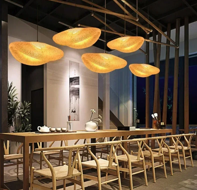 Suspension Artisanale en Bambou