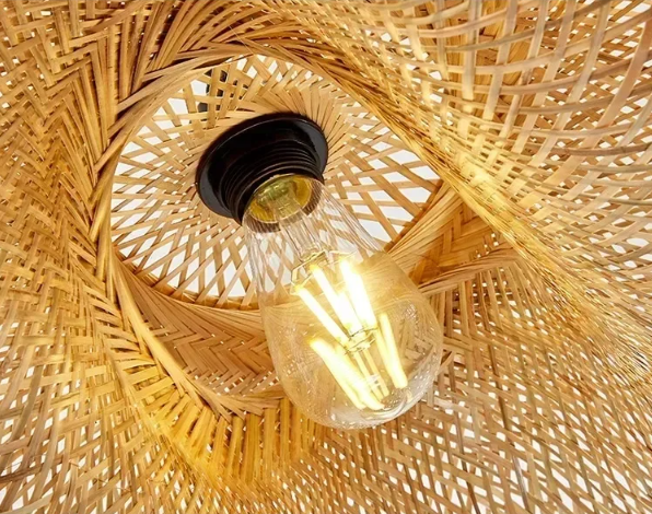 Suspension Artisanale en Bambou