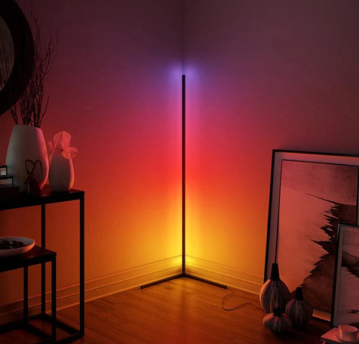 Modern corner floor lamp