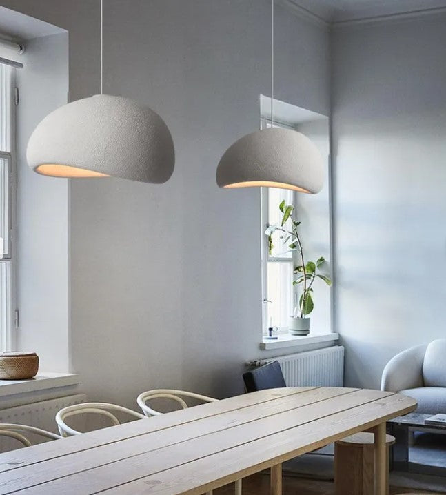 Modern sculptural design suspension