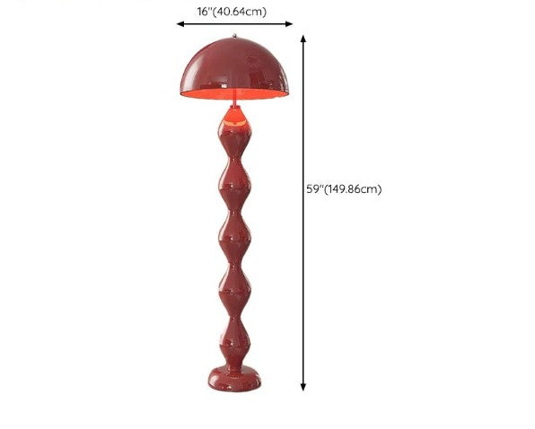 Lampadaire Sculptural Moderne – Laqué, Douille E27
