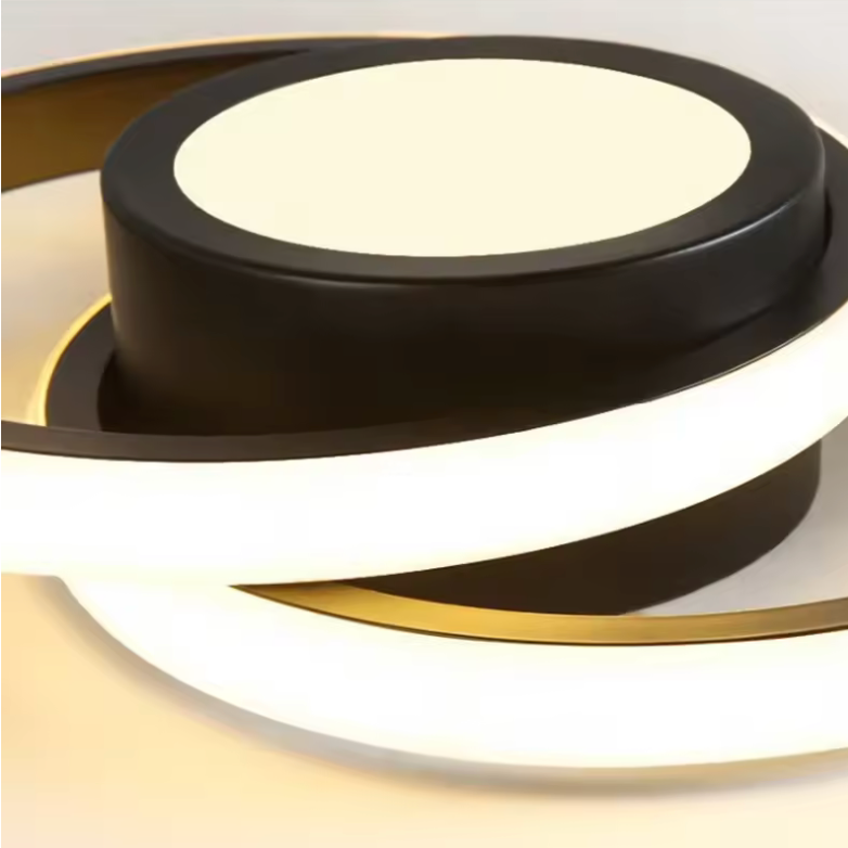 Modern geometric led ceiling light