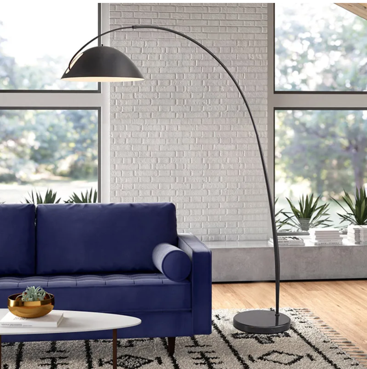 Lampe Sol Arc Minimaliste