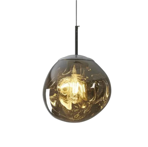 Suspension Galaxie – Verre Effet Fumé, Dimmable, Douille E27