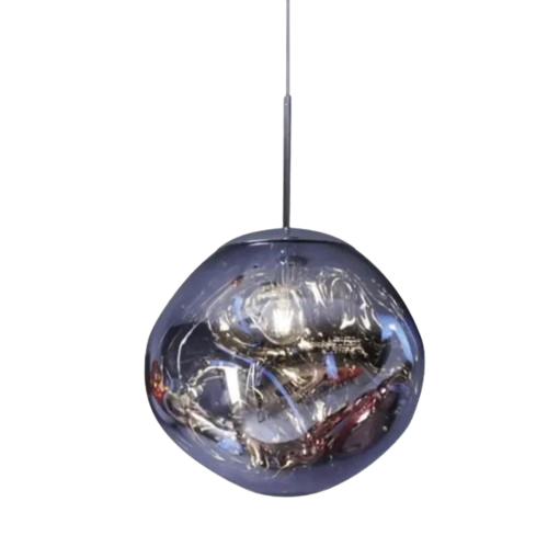 Suspension Galaxie – Verre Effet Fumé, Dimmable, Douille E27