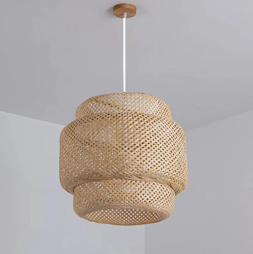 Natural suspension in braided bamboo
