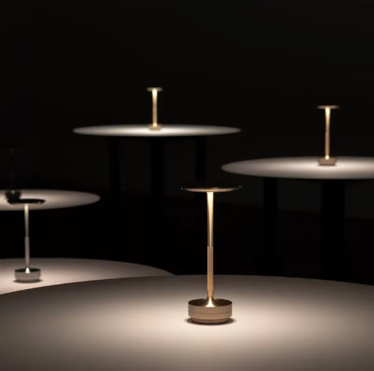 Lampe Tactile LED Aluminium – Rechargeable, Intensité Réglable