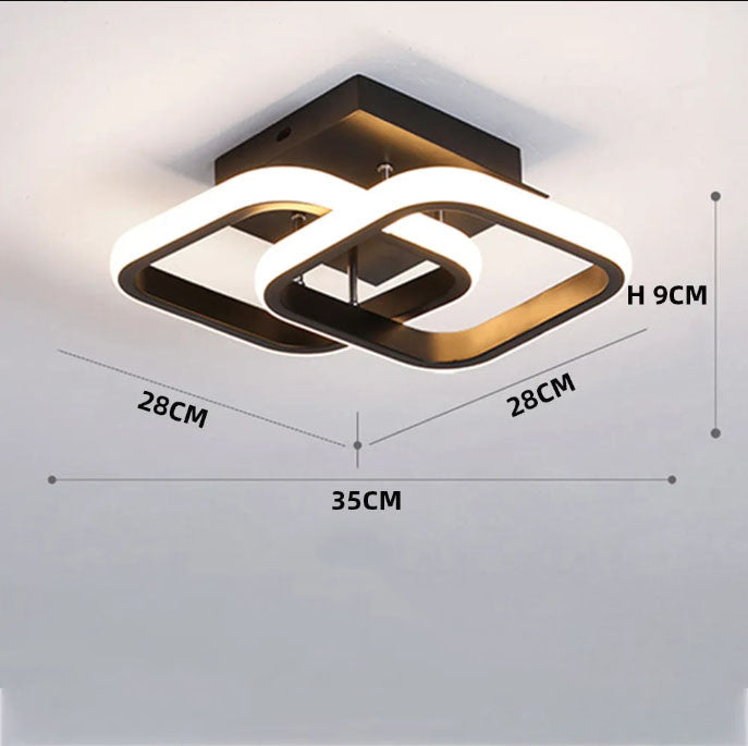 Plafonnier LED Géométrique Moderne