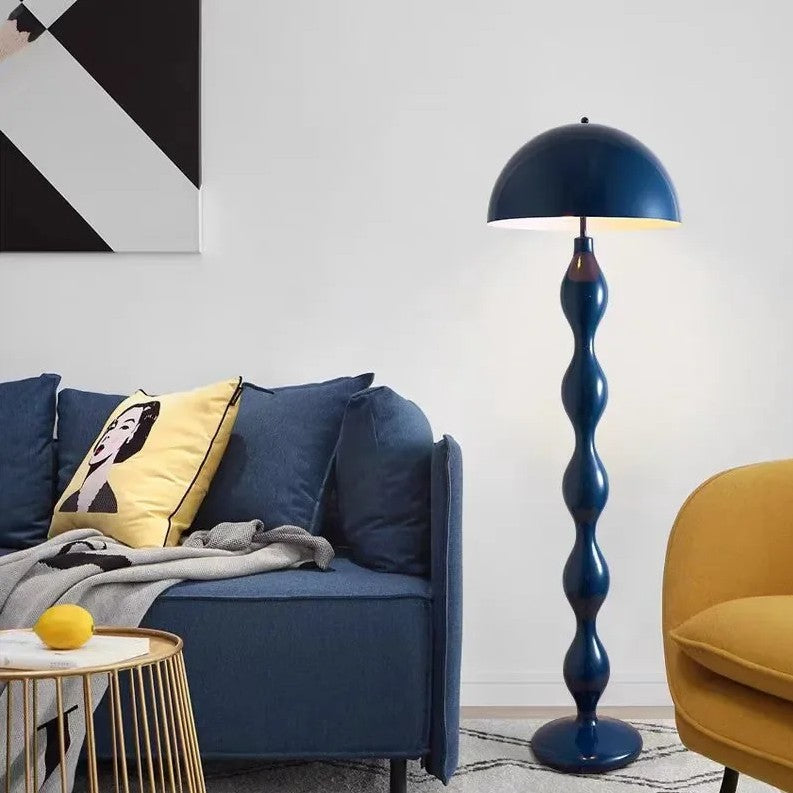 Lampadaire Sculptural Moderne – Laqué, Douille E27