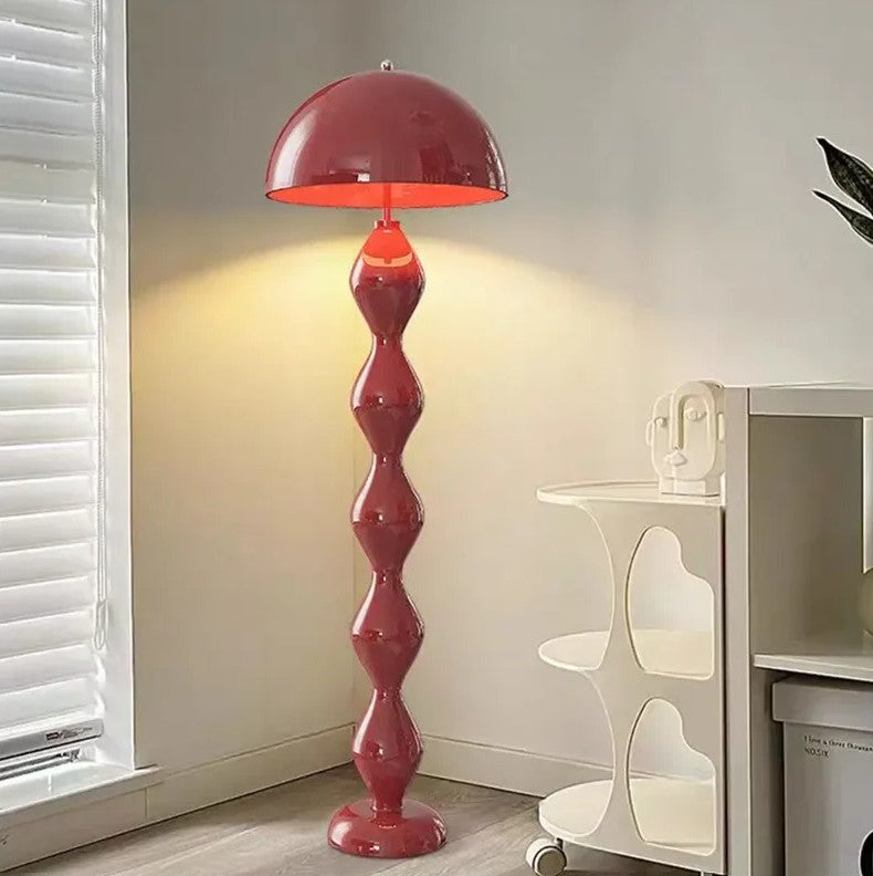 Lampadaire Sculptural Moderne – Laqué, Douille E27