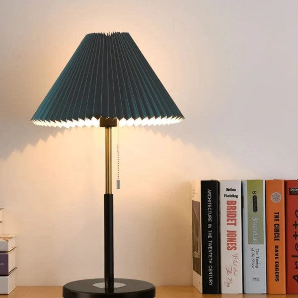 Lampadaire Design — Abat-jour plissé