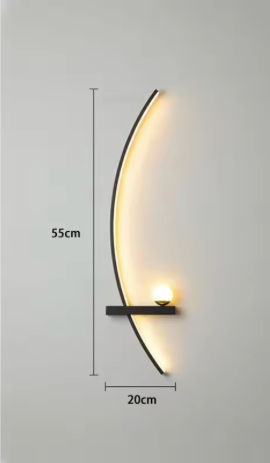 LED Moon wall light
