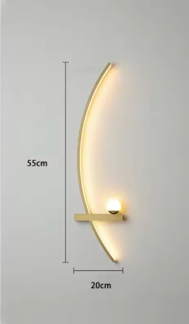 LED Moon wall light