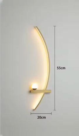 LED Moon wall light