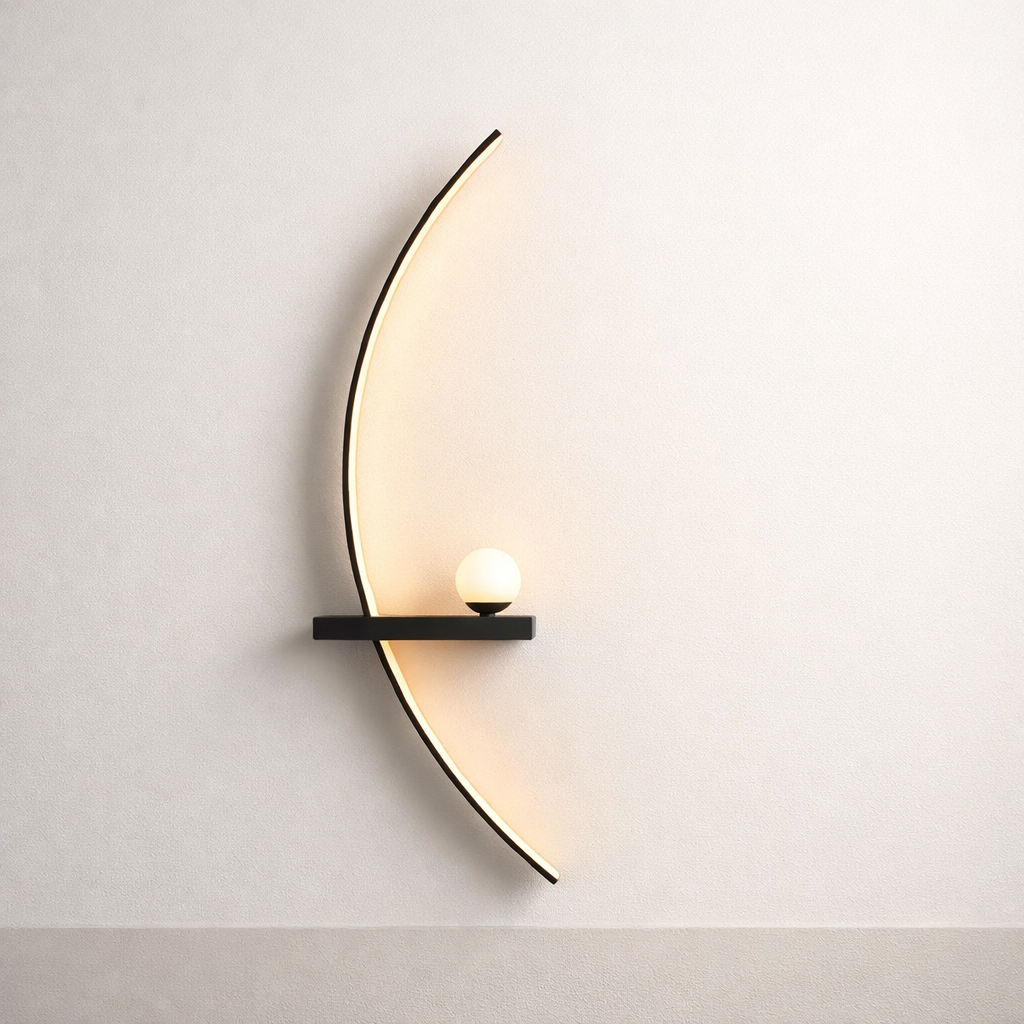 Applique Murale Lune LED – Éclairage Double