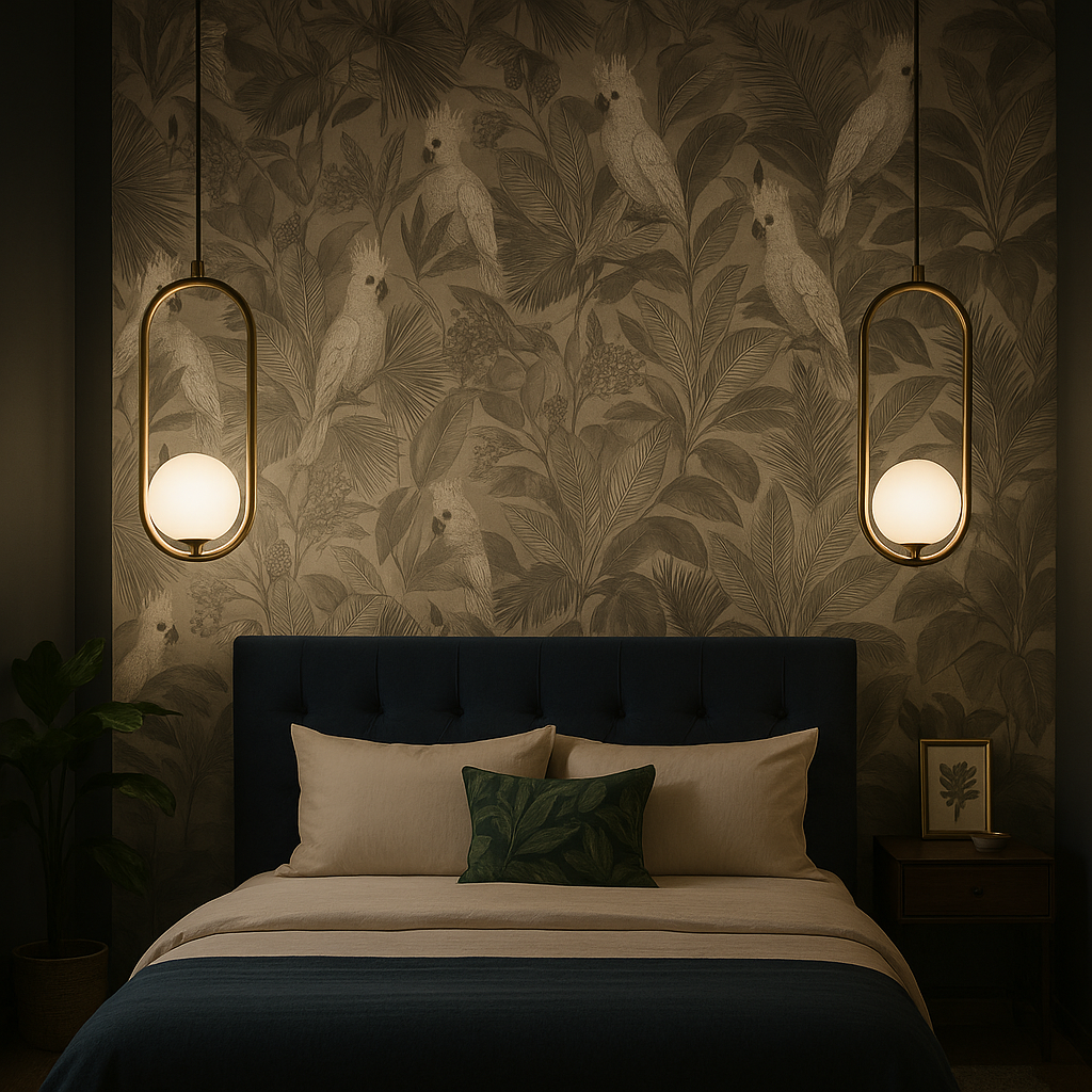 Design suspension "brass halo"