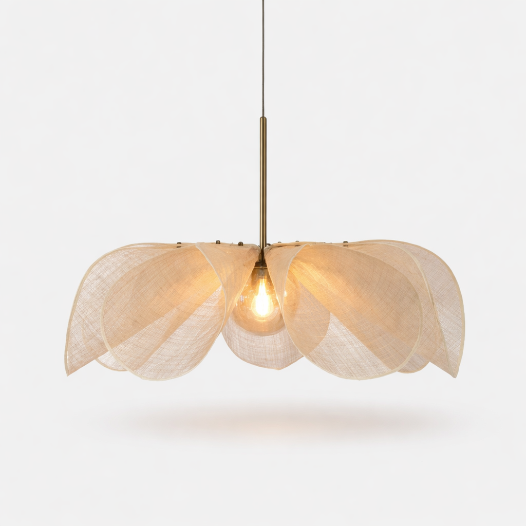 Suspension Naturelle en Fibres Tressées