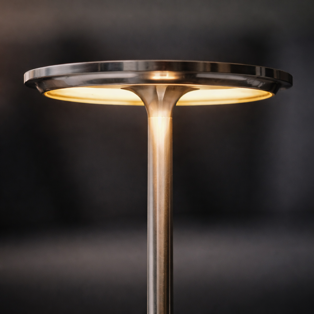 Lampe Tactile LED Aluminium – Rechargeable, Intensité Réglable