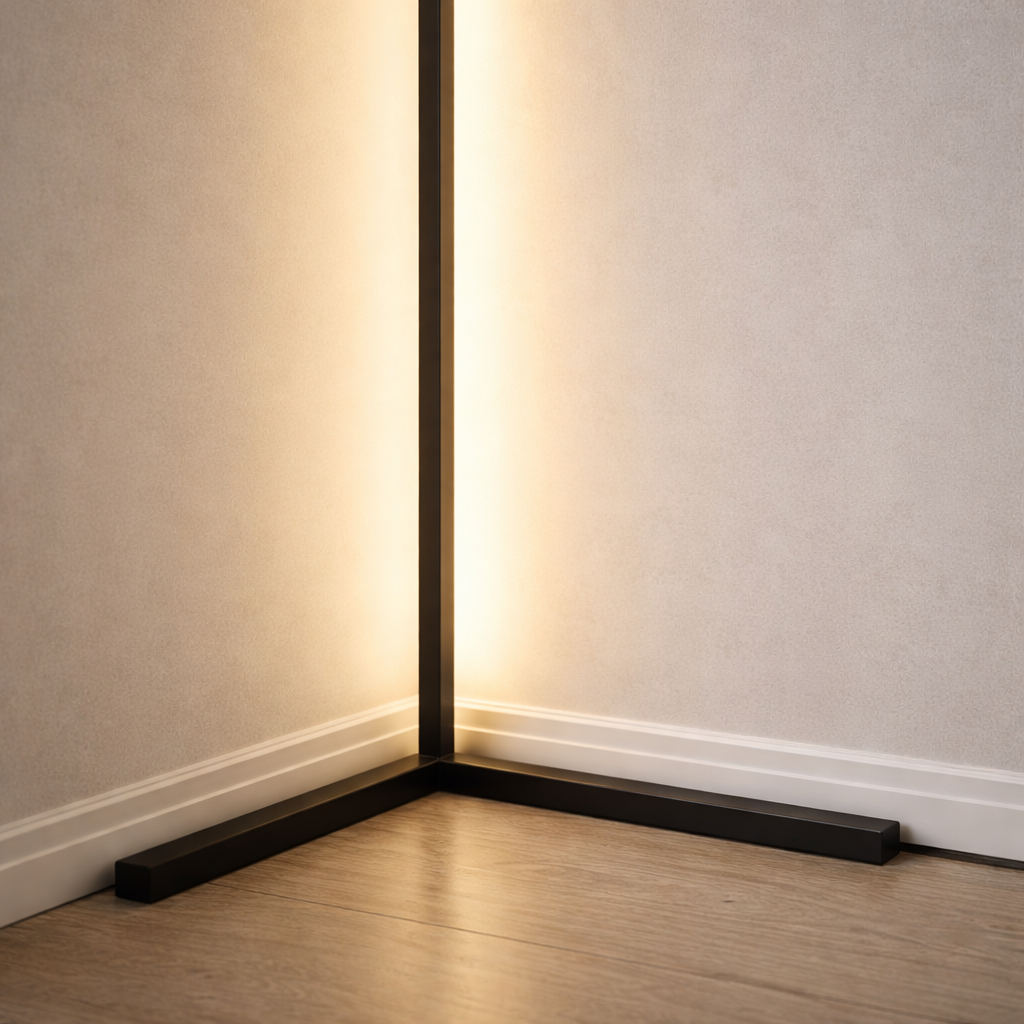 Lampadaire d'Angle Minimaliste