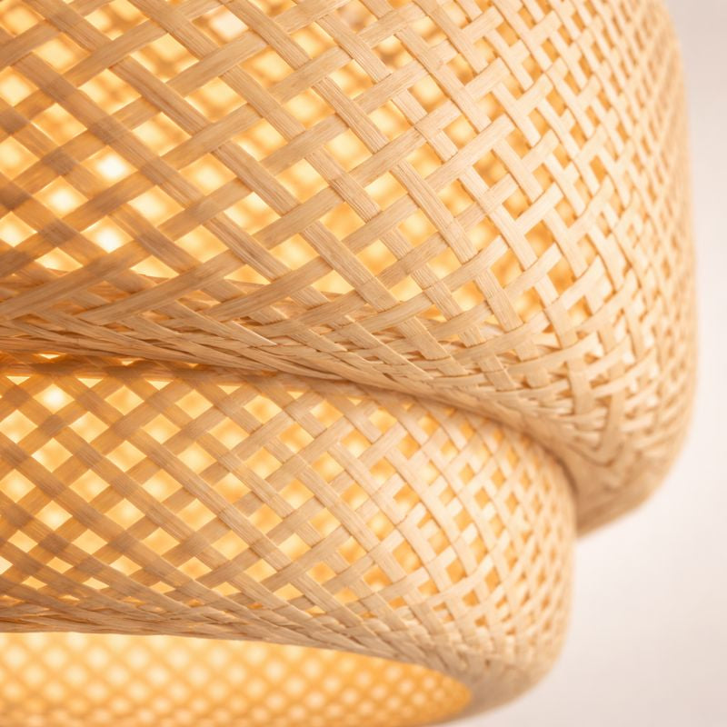 Suspension en Bambou Tressé – Artisanale, Design Naturel