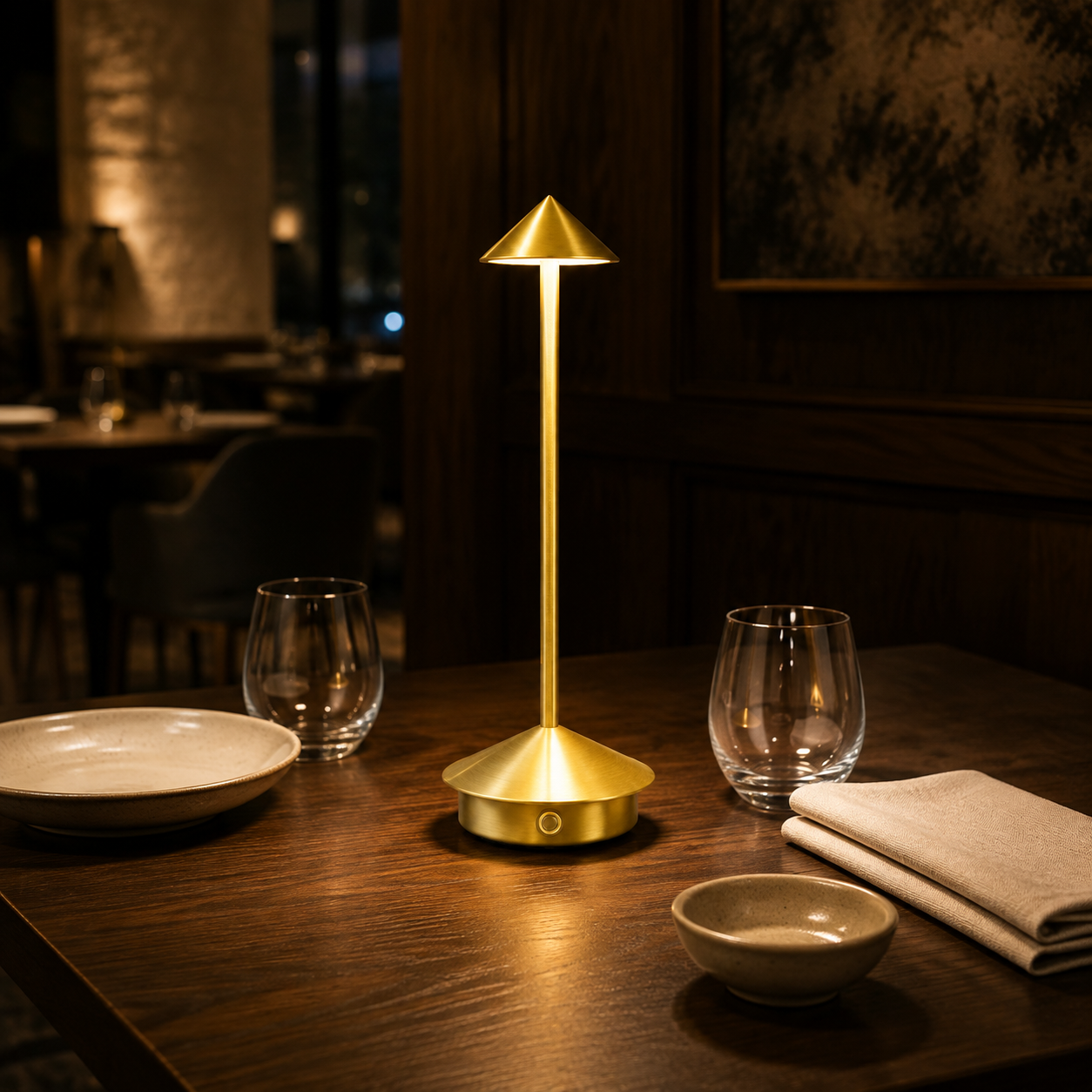 LAMPE NOMADE HALO — RECHARGEABLE & TACTILE