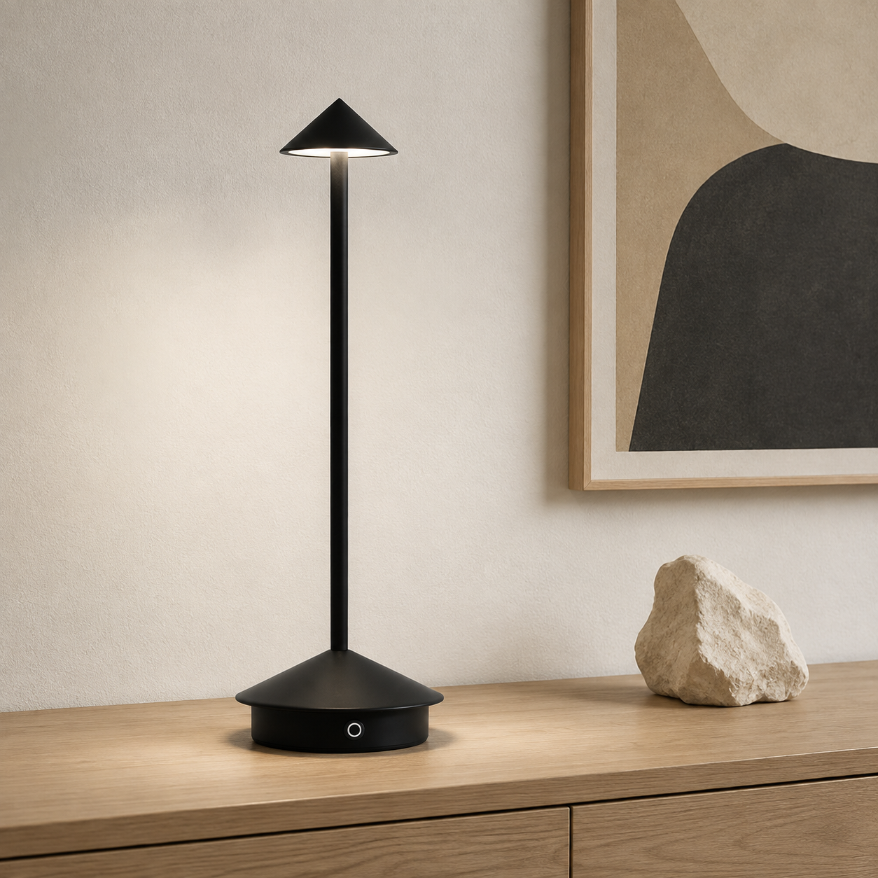 LAMPE NOMADE HALO — RECHARGEABLE & TACTILE