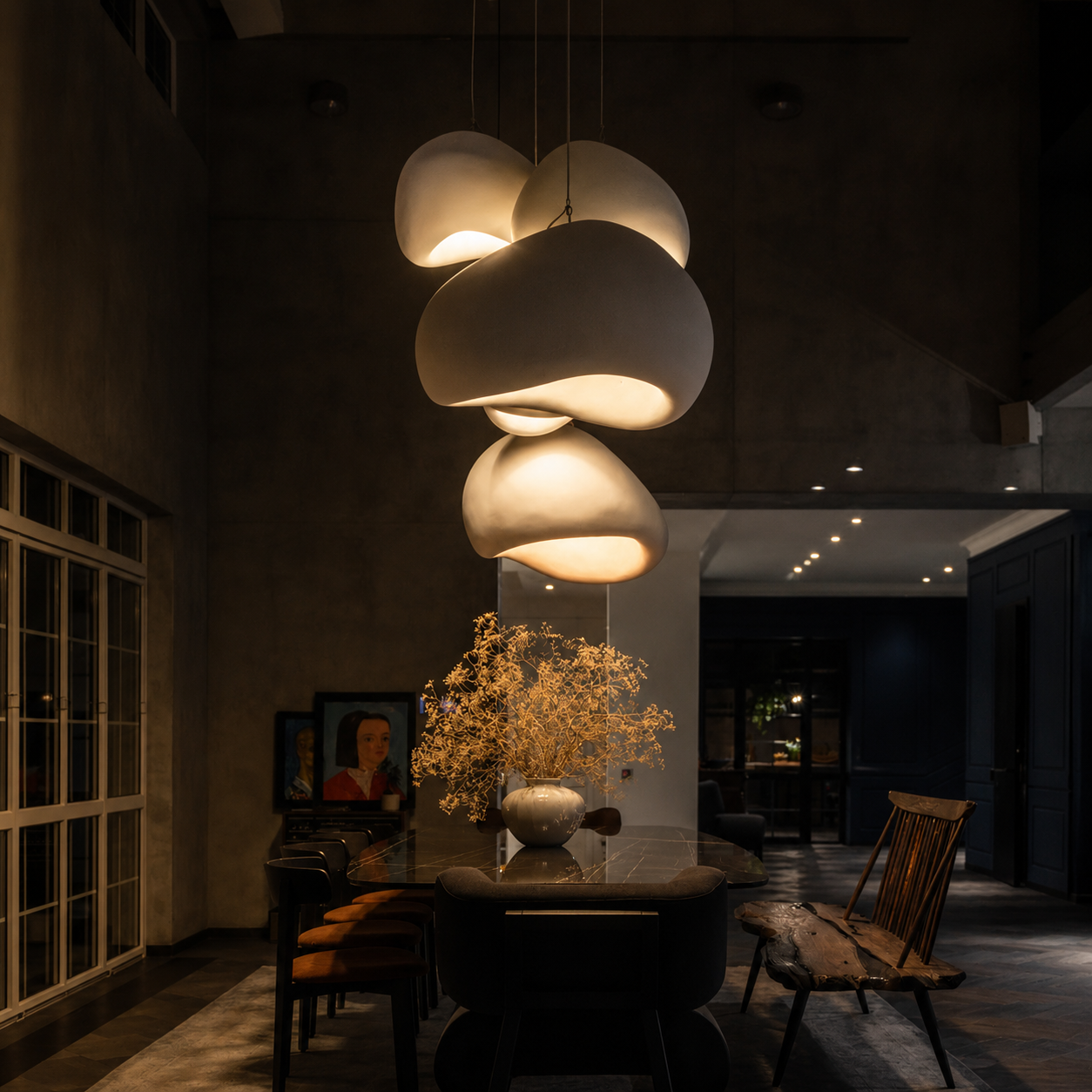 Suspension Scandinave – Design Sculptural