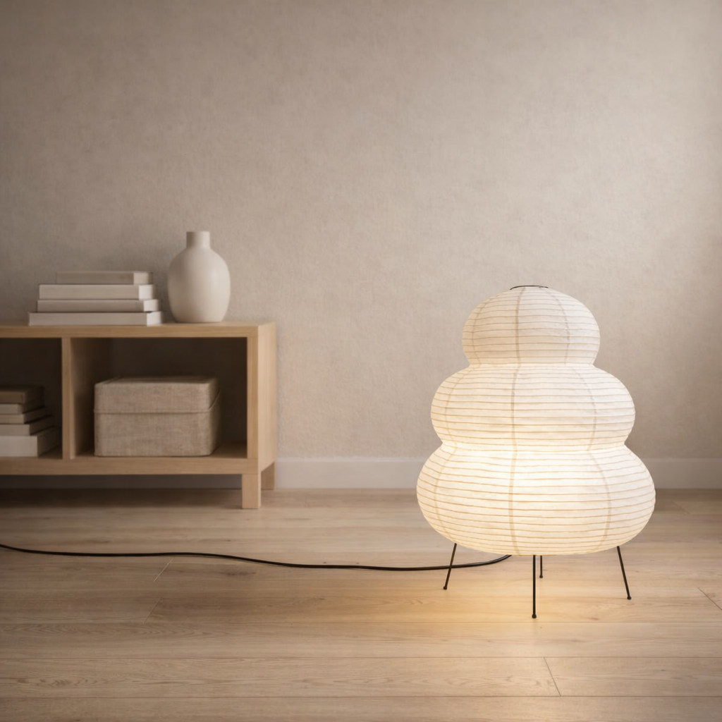Lampe en Papier Design Japonais