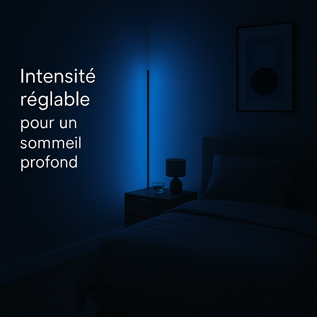 Lampadaire d'Angle Minimaliste
