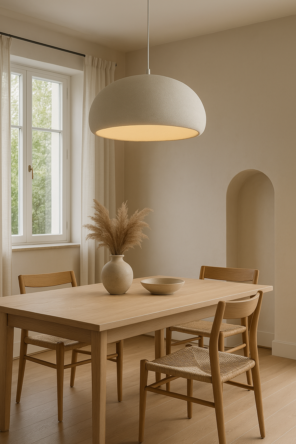 Lampe suspension scandinave design sculptural