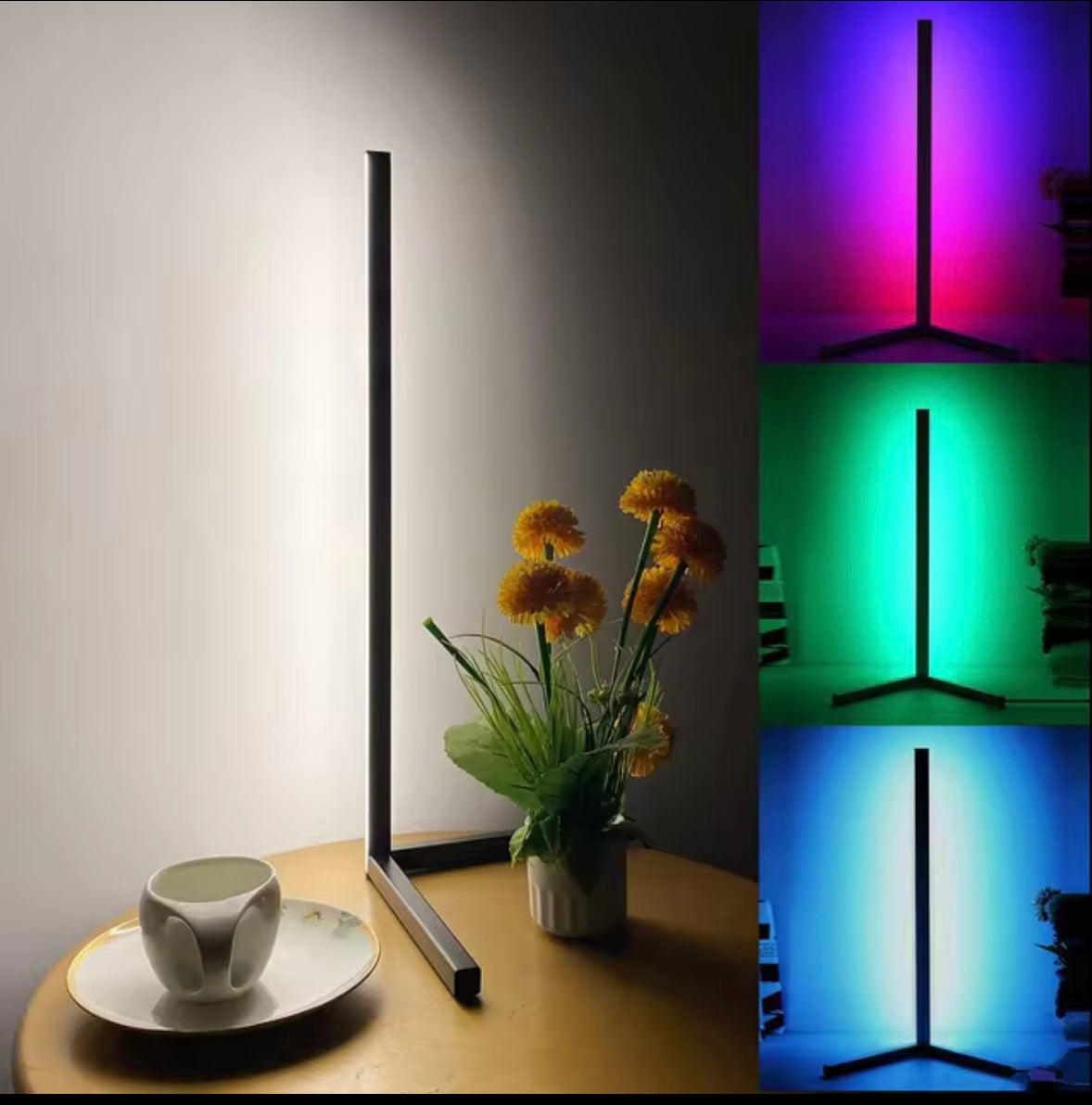 Modern corner floor lamp