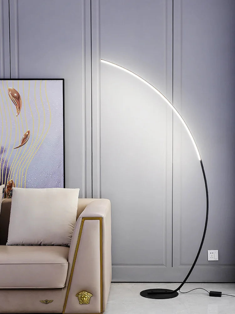 Moon Clear Corner Floor Lamp