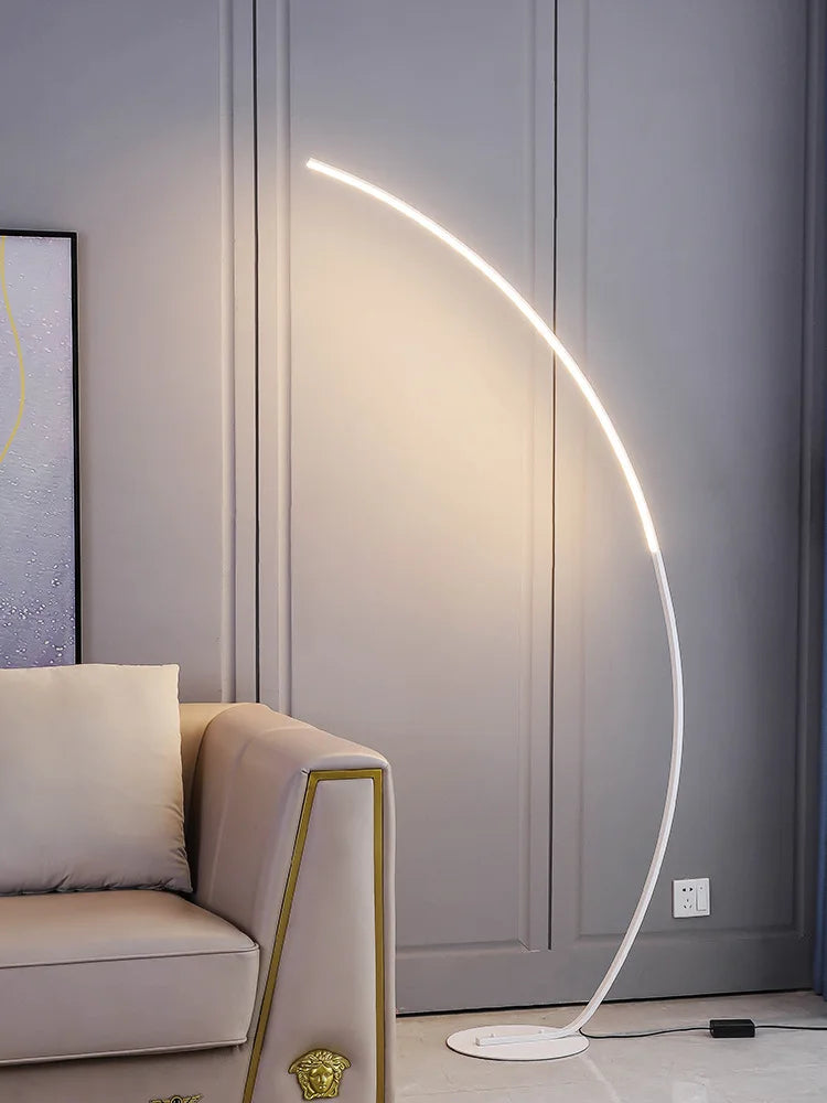 Moon Clear Corner Floor Lamp