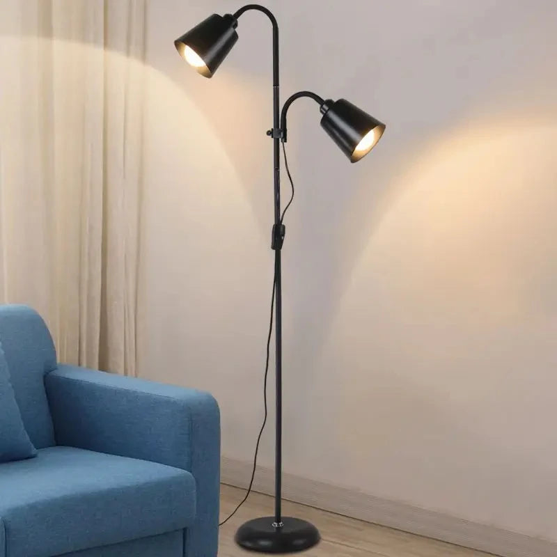 Lampadaire Double Tête Élégant