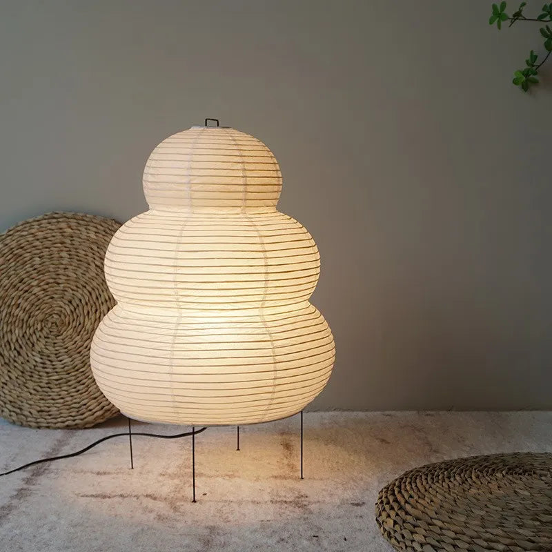 Japanese design paper lamp