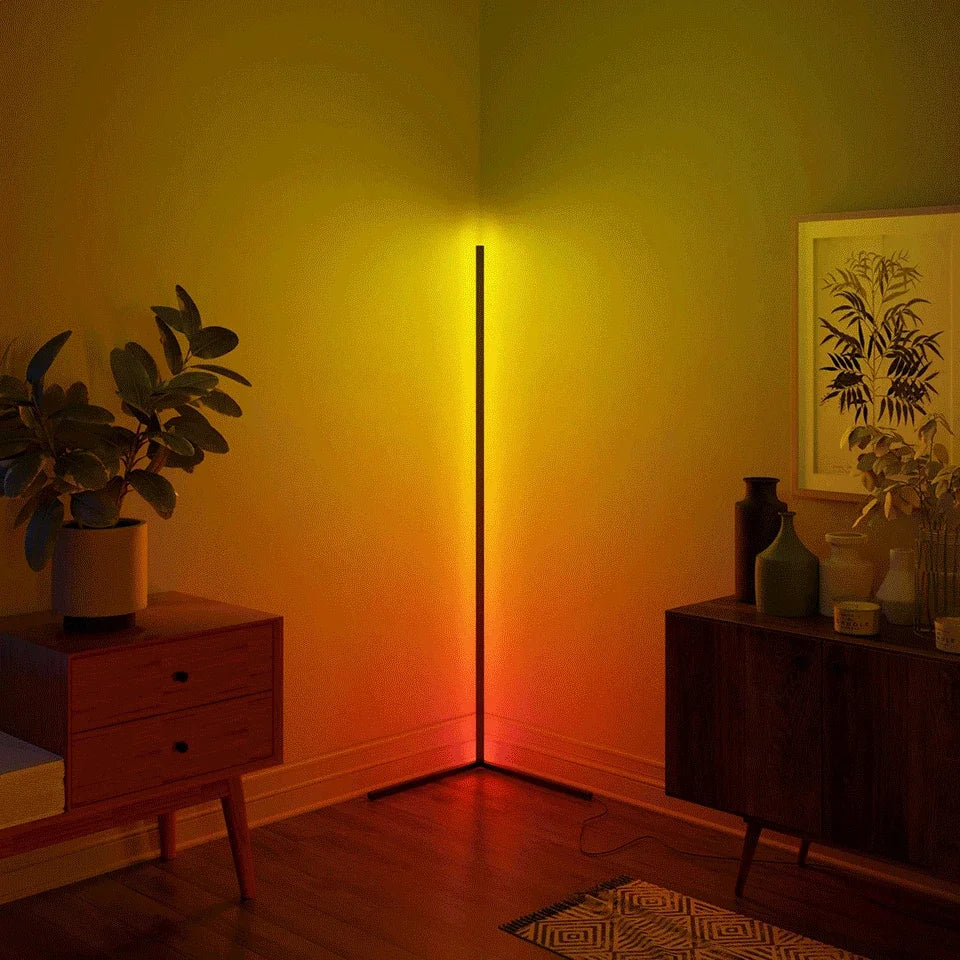 Modern corner floor lamp