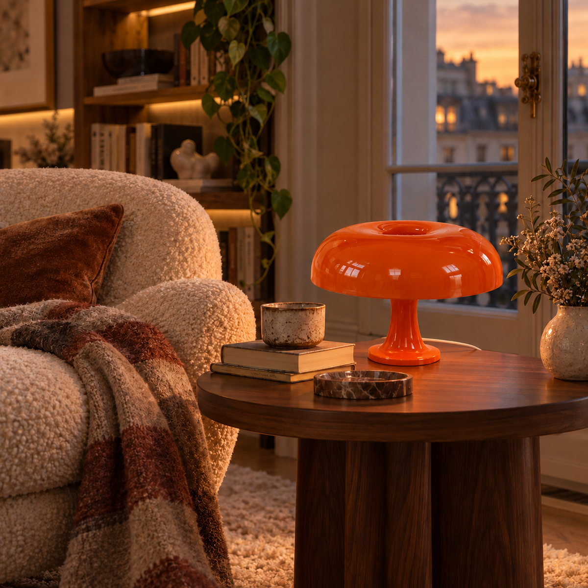 Lampe Champignon Vintage – Design Iconique