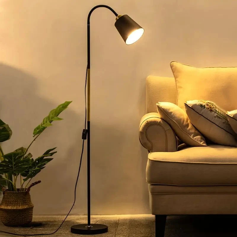 Lampadaire Courbé Moderne
