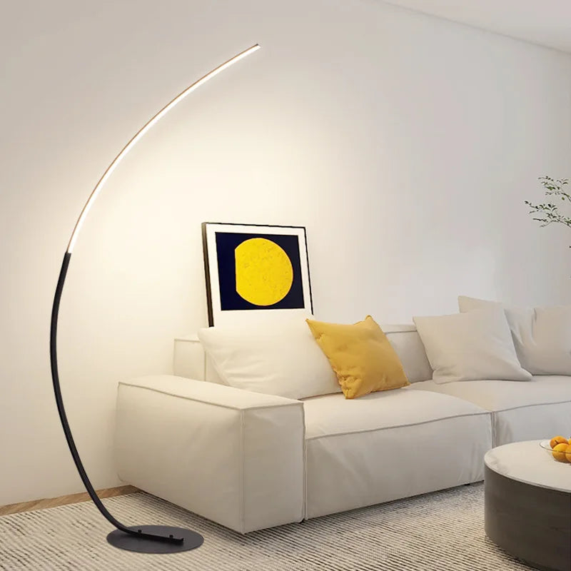 Moon Clear Corner Floor Lamp