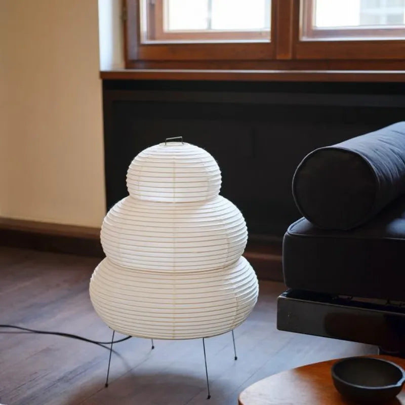 Japanese design paper lamp