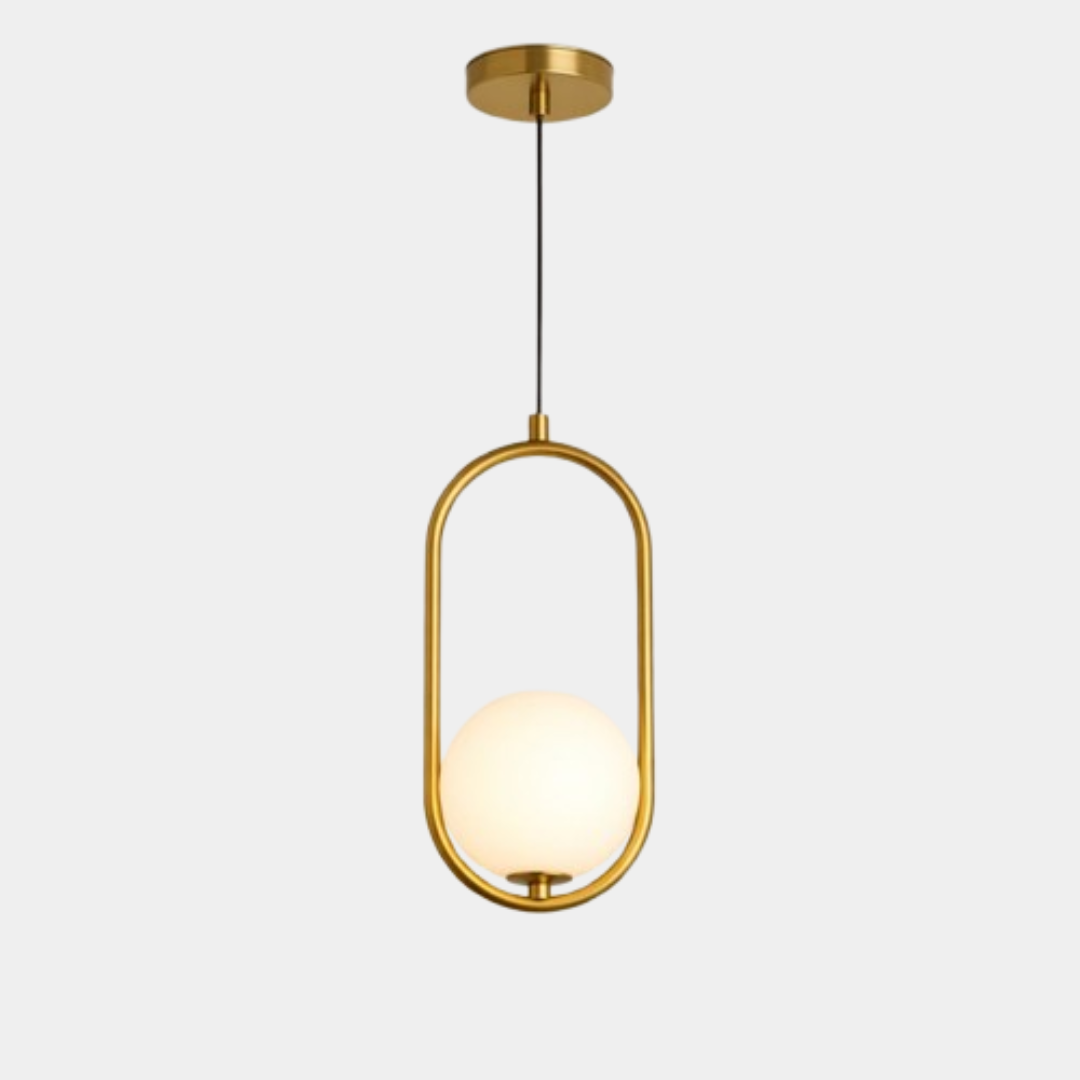 Design suspension "brass halo"