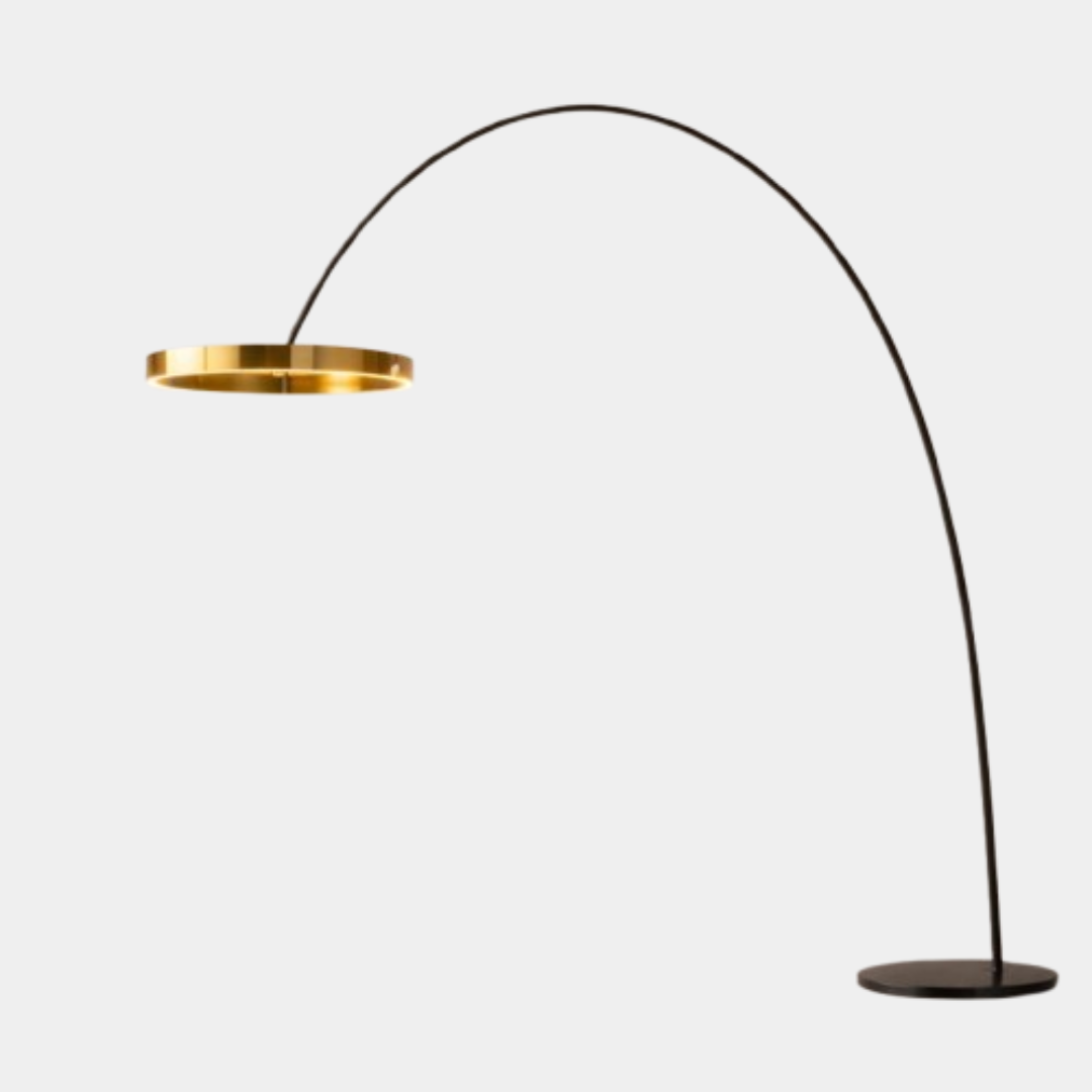 Curved elegance floor lamp