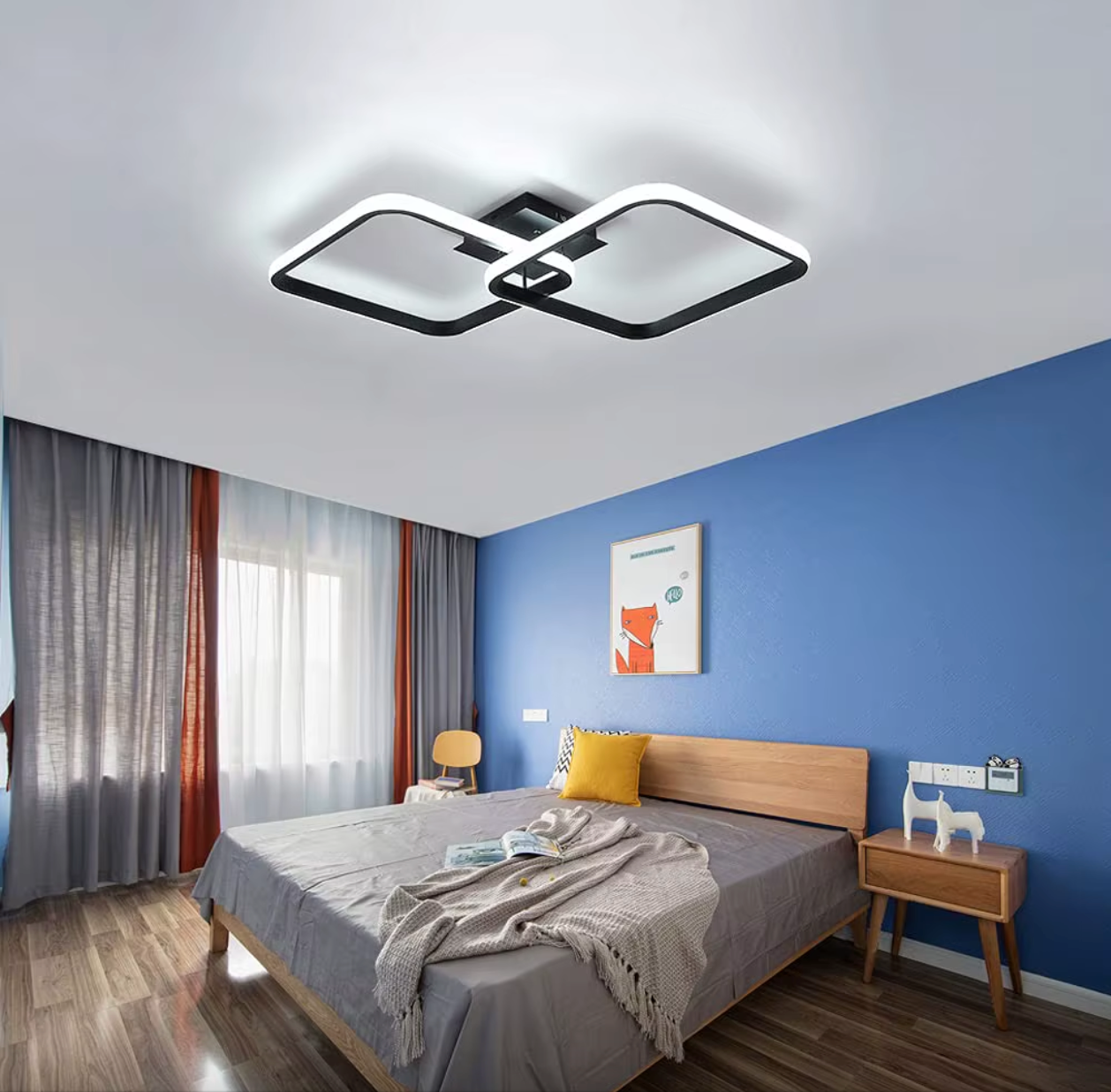 Plafonnier LED Design Géométrique