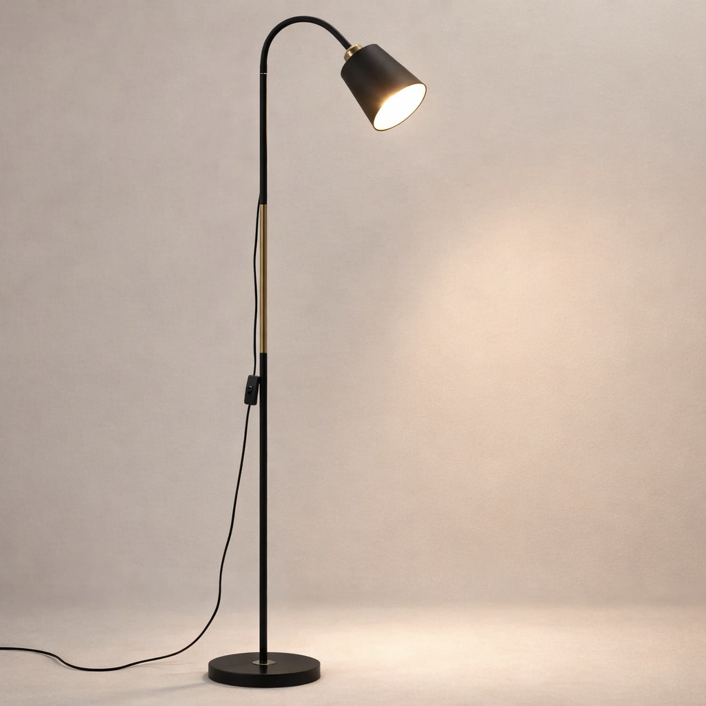 Lampadaire Courbé Moderne