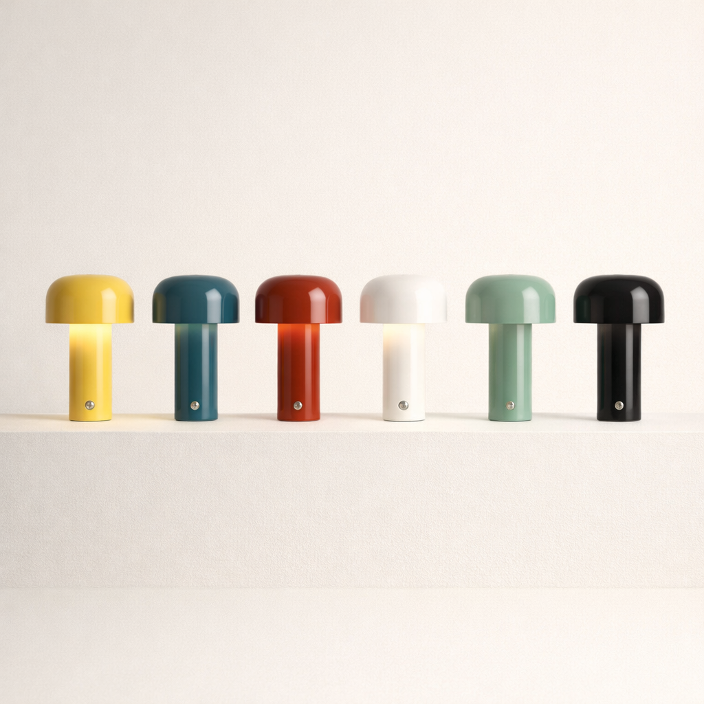 Lampe Champignon Tactile Rechargeable – Design Italien