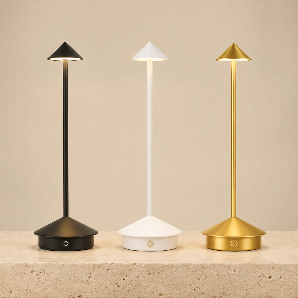 LAMPE NOMADE HALO — RECHARGEABLE & TACTILE