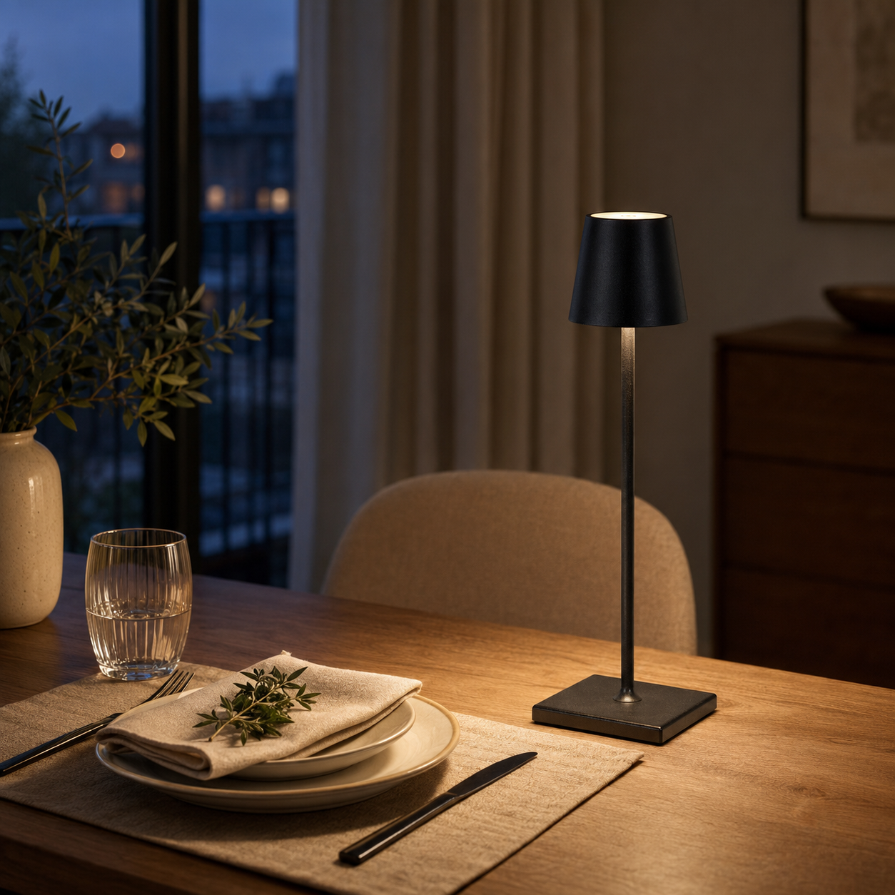 LAMPE NOMADE RECHARGEABLE — INTÉRIEUR & TERRASSE