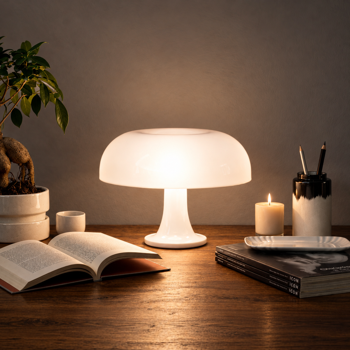 Lampe Champignon Vintage – Design Iconique