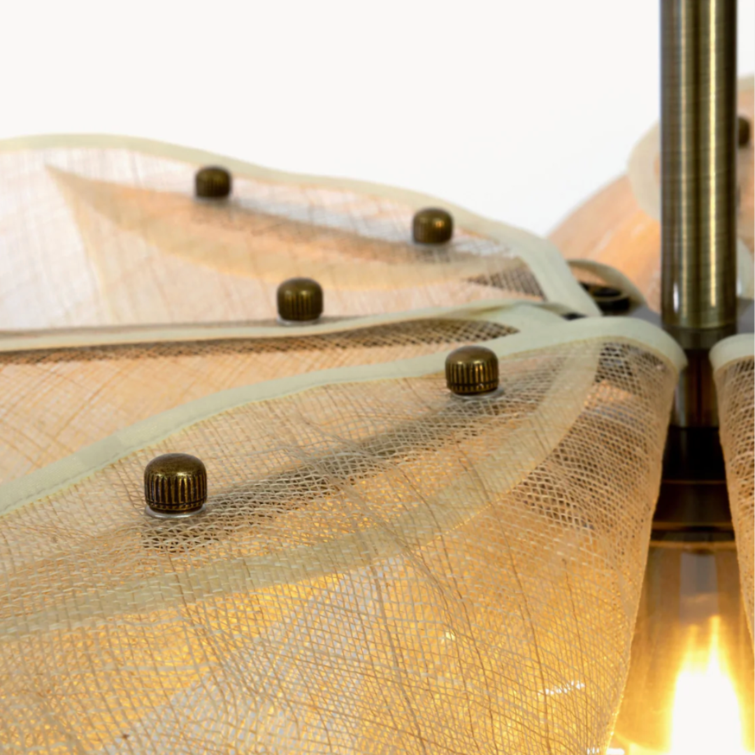 Suspension Naturelle en Fibres Tressées