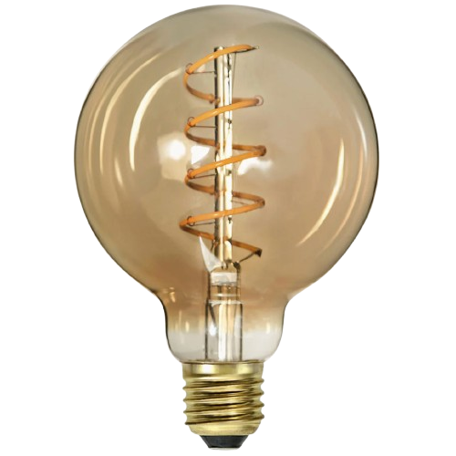 Ampoule LED Décorative Ambrée – Spirale Vintage E27